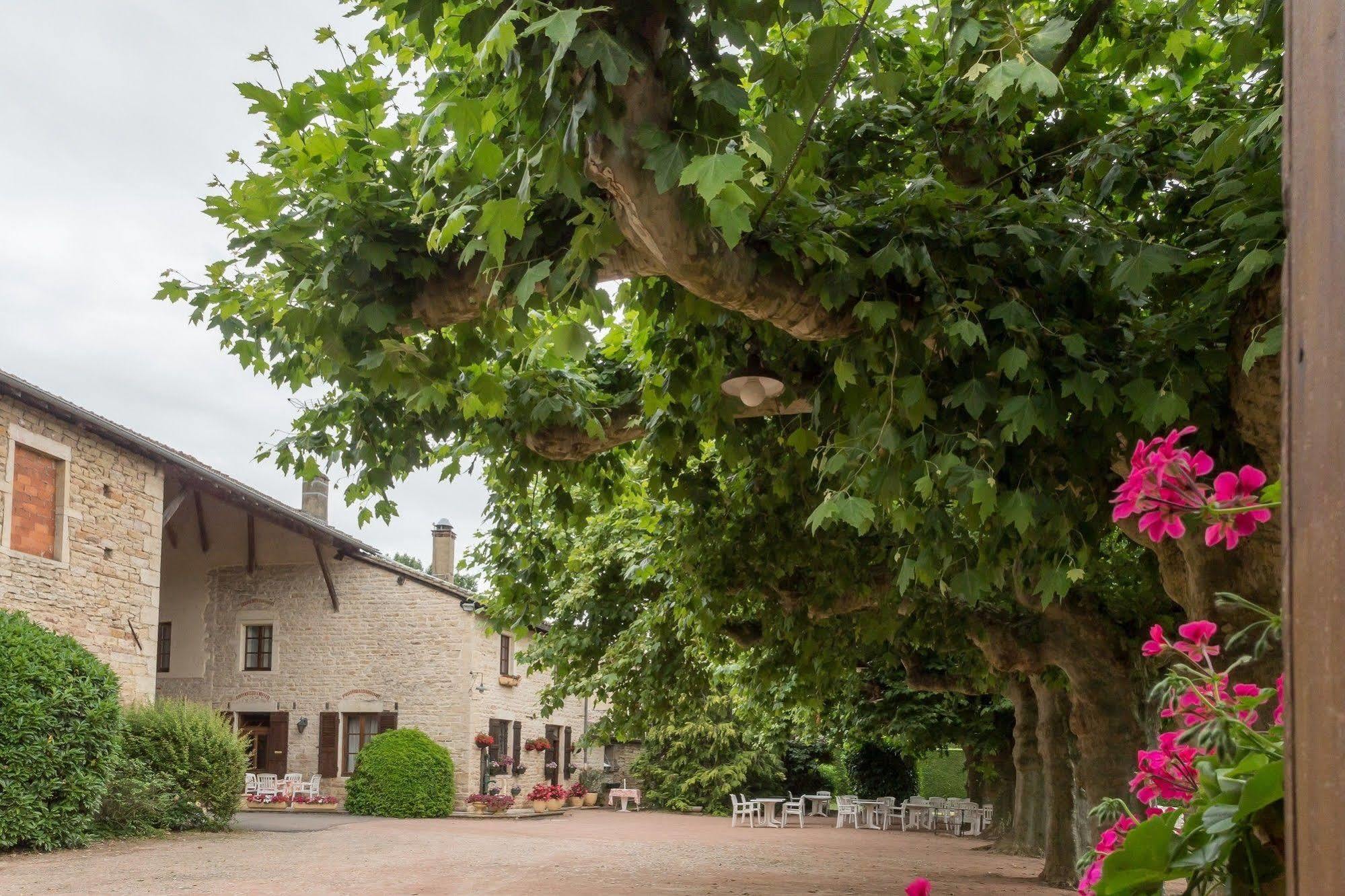 Logis Hotel Les Platanes Reyssouze Exterior photo